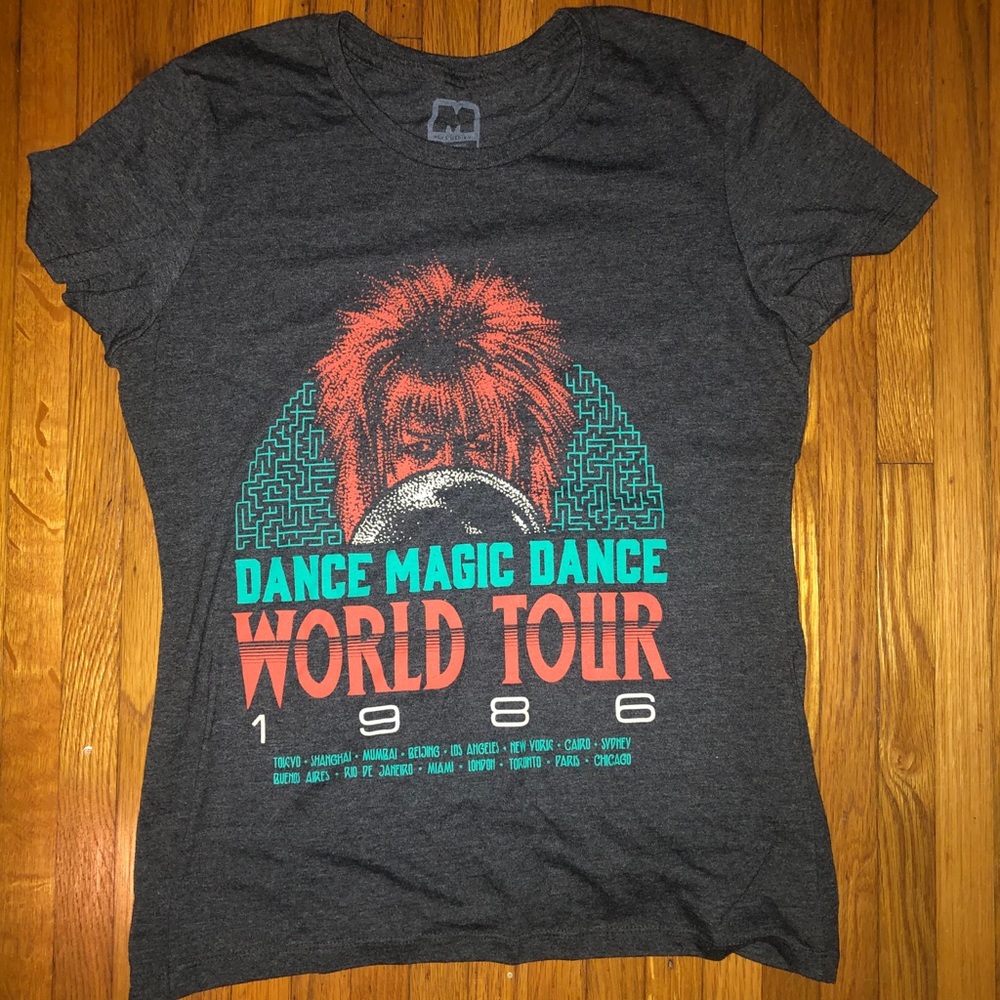 4 for $20 Tees -Labriynth David Bowie Tee Woman M